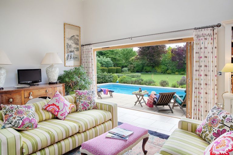The pool at Hockham Grange, Norfolk