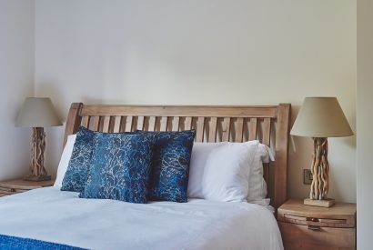 A double bedroom at Big Barn, Welsh Borders