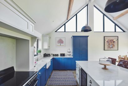 The kitchen at Big Barn, Welsh Borders