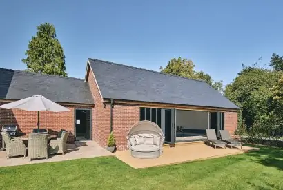 The exterior of Estate Lodge, Welsh Borders