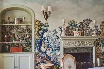 A dining room at Queen Anne Estate, Vale of Glamorgan
