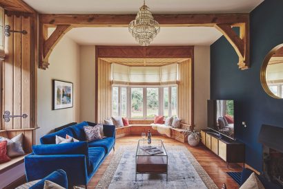 The living room at The Old Vicarage, Lake District