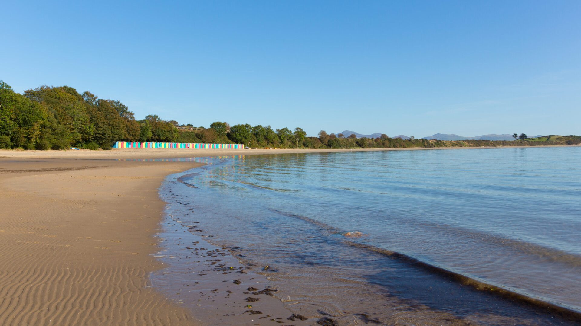 Llanbedrog Beach on the Llŷn Peninsula in Gwynedd North Wales near Pwllheli