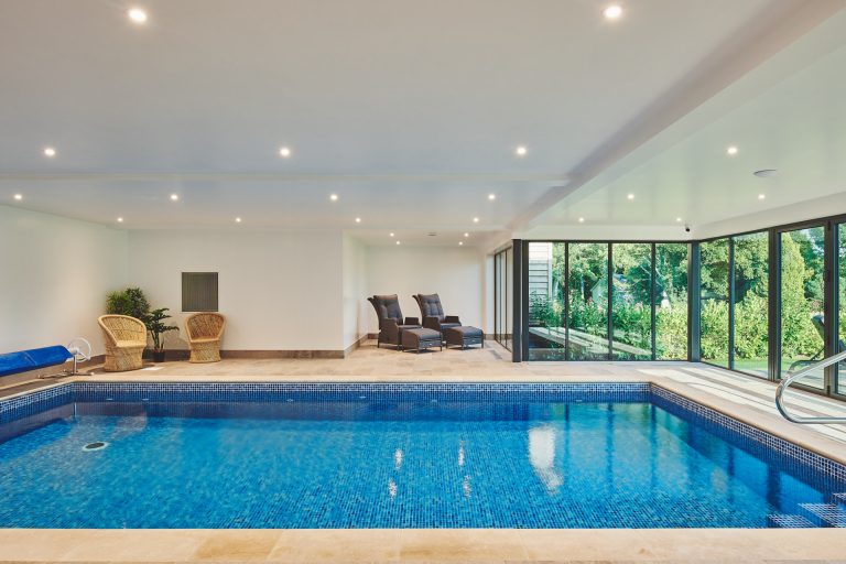 The Swimming pool at Big Barn, Herefordshire