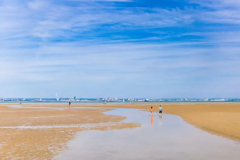 Low Tide At Ryde On The Isle Of Wight