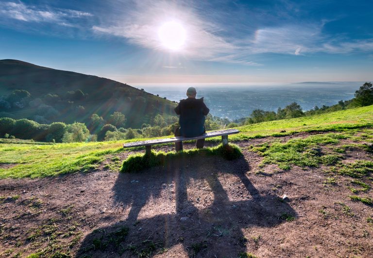 Malvern Hills, sunset