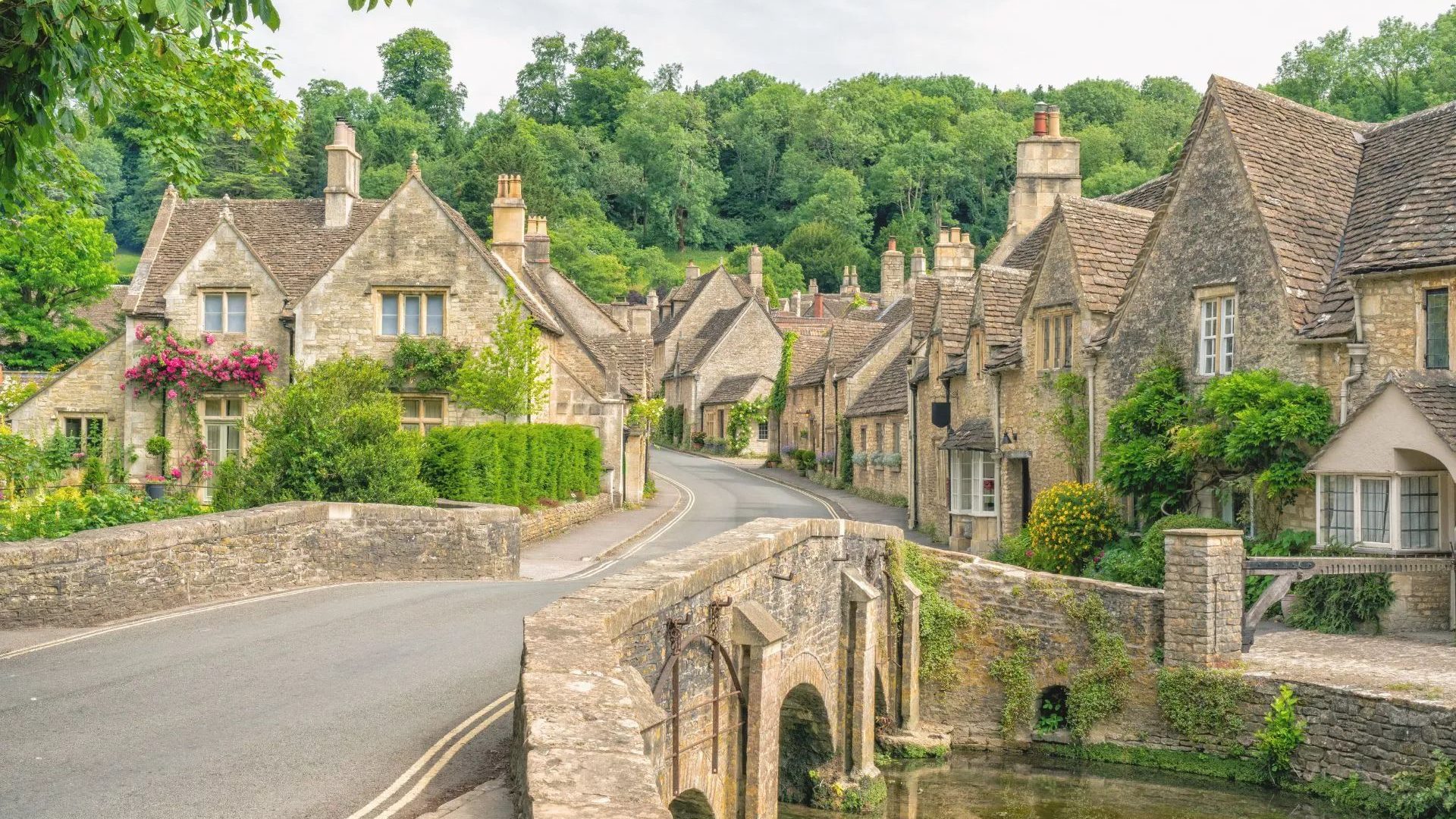 Village of Castle Combe in the Cotswolds